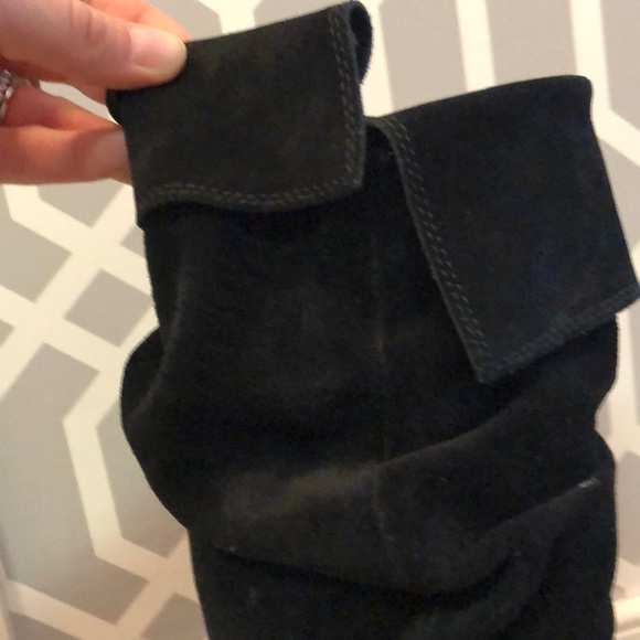 Gianni Bini black suede soft boots - Picture 5 of 8
